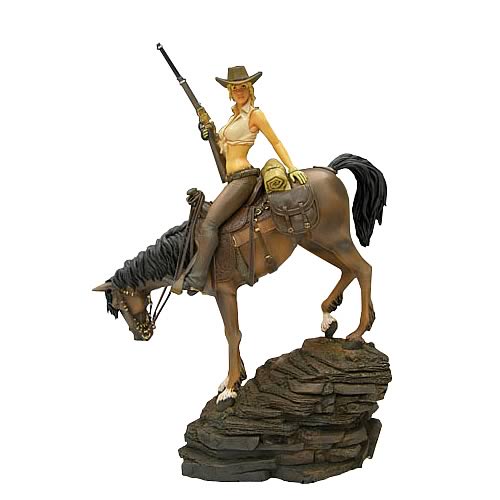 Cowgirl Angela on horse