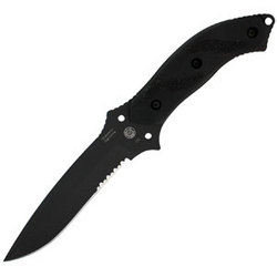 Nightwing, Black, Clip Point, OD Nylon Sheath - Masters of Defense - MD85-5